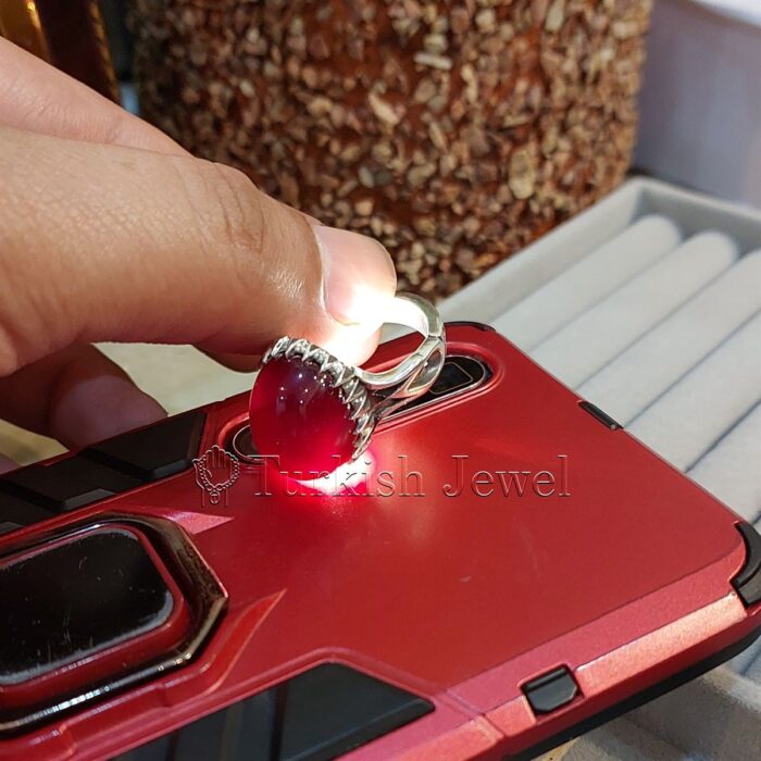 Dark Black Aqeeq Black Agate Stone and red inside yemen aqiq ring 925 silver 3 Turkish Jewel <h3>Design by Hand Engraved</h3> Superior Quality Handmade Design on Sides. Pure and Natural Black Aqeeq (Agate) stone. Heavy and strong ring made with 925 Silver metal. <p class="LC20lb MBeuO DKV0Md">⭐ Highest Quality Silver 925</p> ⭐ Durable & Strong Design <p class="LC20lb MBeuO DKV0Md">⭐ Lifetime Silver Gurantee</p>