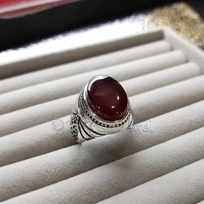 Dark Brown - Yemen Agate - Aqeeq Yamani Kabadi Color, Al Kabdi Aqiq