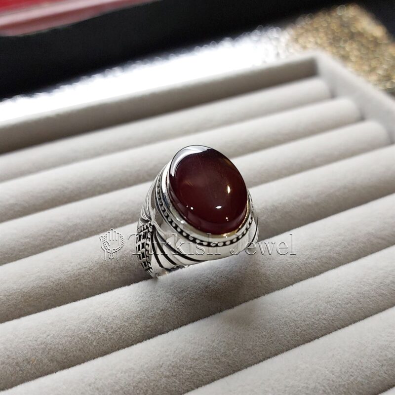 Dark Brown - Yemen Agate - Aqeeq Yamani Kabadi Color, Al Kabdi Aqiq