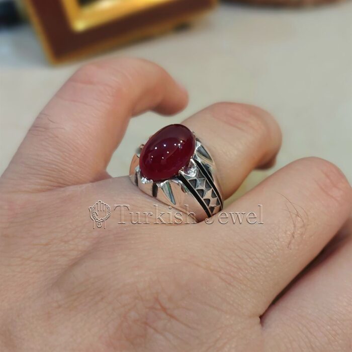 Natural Agate Ring 925 Silver Yemen Agate Irani Aqeeq Aqiq Stone Real 5 32 Turkish Jewel <h3>Hand Engraved - Brown Agate</h3> Superior Quality Handmade Design on Sides. Pure and Natural Brown Aqeeq (Brown Agate) stone. Heavy and strong ring made with 925 Silver metal. <p class="LC20lb MBeuO DKV0Md">⭐ Highest Quality Silver 925</p> ⭐ Durable & Strong Design <p class="LC20lb MBeuO DKV0Md">⭐ Lifetime Silver Gurantee</p>