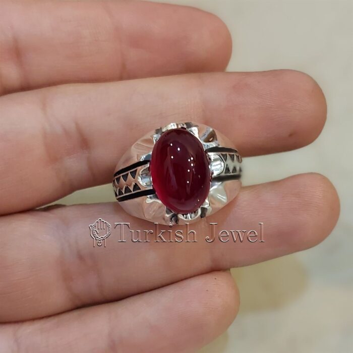 Natural Agate Ring 925 Silver Yemen Agate Irani Aqeeq Aqiq Stone Real 5 34 Turkish Jewel <h3>Hand Engraved - Brown Agate</h3> Superior Quality Handmade Design on Sides. Pure and Natural Brown Aqeeq (Brown Agate) stone. Heavy and strong ring made with 925 Silver metal. <p class="LC20lb MBeuO DKV0Md">⭐ Highest Quality Silver 925</p> ⭐ Durable & Strong Design <p class="LC20lb MBeuO DKV0Md">⭐ Lifetime Silver Gurantee</p>