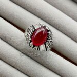 Red Agate from yemen beautiful, aqeeq yamani ring 925 silver chandi