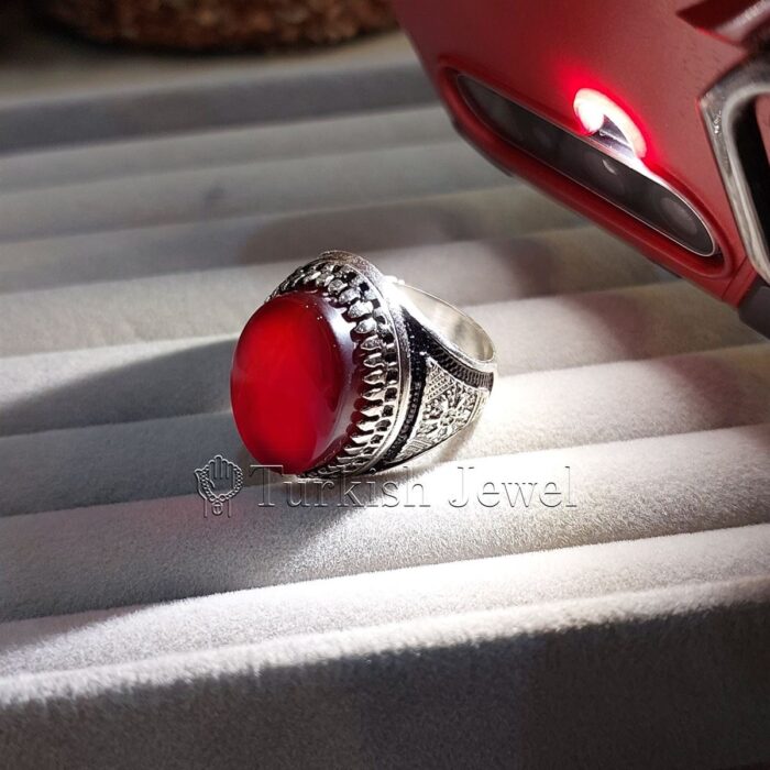 Natural Agate Ring 925 Silver Yemen Agate Irani Aqeeq Aqiq Stone Real 6 Turkish Jewel <h3>Design by Hand Engraved - Brown Color Agate</h3> Superior Quality Handmade Design on Sides. Pure and Natural Brown Aqeeq (Brown Agate) stone. Heavy and strong ring made with 925 Silver metal. <p class="LC20lb MBeuO DKV0Md">⭐ Highest Quality Silver 925</p> ⭐ Durable & Strong Design <p class="LC20lb MBeuO DKV0Md">⭐ Lifetime Silver Gurantee</p>