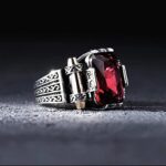 Turkish Ring 925 Silver - Red Zircon